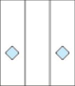 diamond shaped vision panels